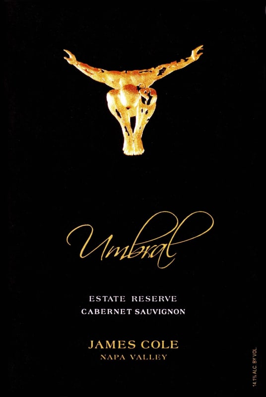 James Cole Estate Winery Umbral Cabernet Sauvignon 2010 Front Label