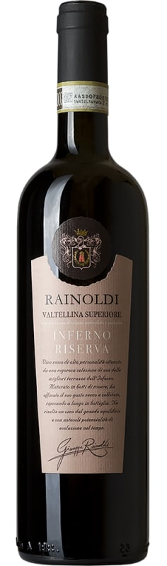 Aldo Rainoldi Valtellina Superiore Inferno Riserva 2017 Front Bottle Shot