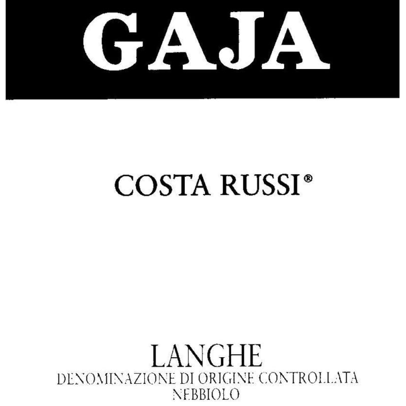 Gaja Costa Russi (3 Liter Bottle) 2009 Front Label