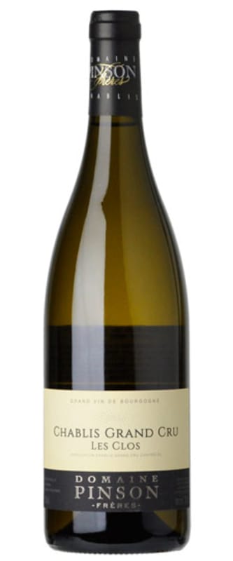 Domaine Pinson Freres Chablis Les Clos Grand Cru 2021 Front Bottle Shot