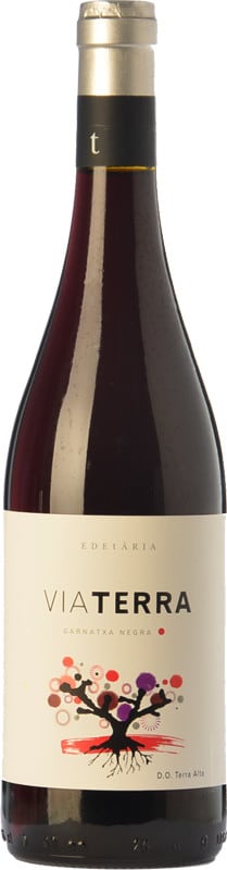Bodegas Edetaria Via Terra Negra Garnatxa 2016 Front Bottle Shot