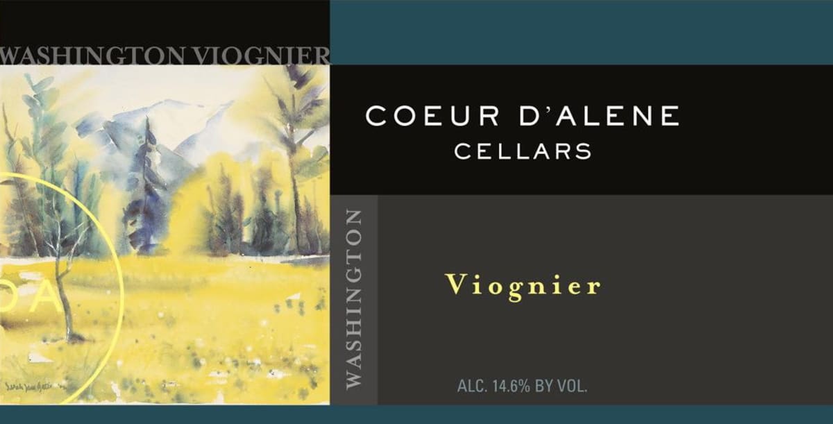 Coeur D'Alene Cellars Viognier 2007 Front Label