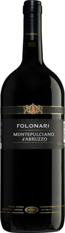 Folonari Montepulciano d'Abruzzo 2017 Front Bottle Shot