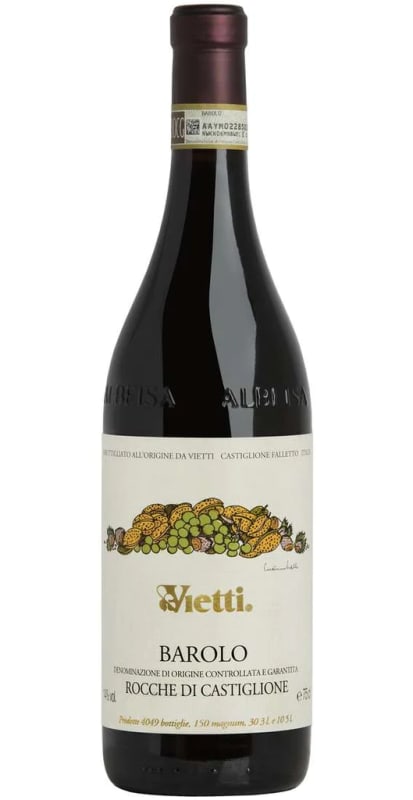 Vietti Barolo Rocche Di Castiglione 2022 Front Bottle Shot