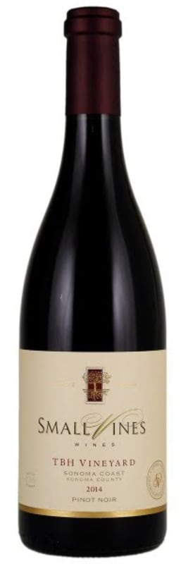 Small Vines TBH Vineyard Pinot Noir 2014 Front Bottle Shot