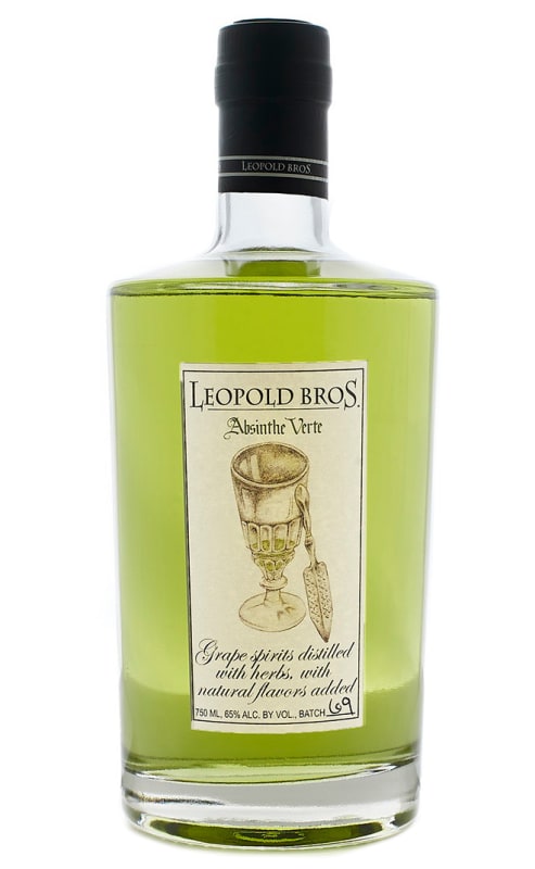 Leopold Bros. Absinthe Verte Front Bottle Shot