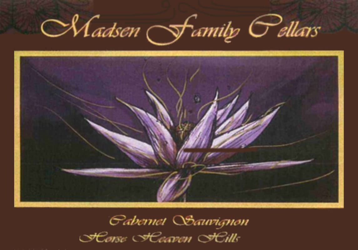 Madsen Family Cellars Horse Heaven Hills Cabernet Sauvignon 2010 Front Label