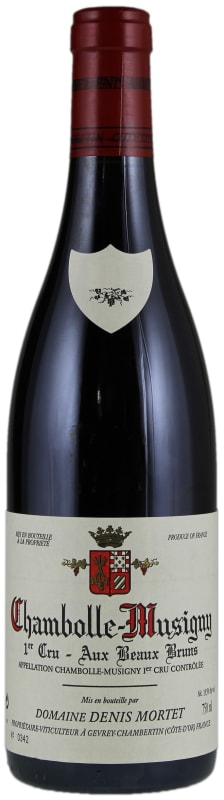 Denis Mortet Chambolle-Musigny Aux Beaux Bruns Premier Cru 2013 Front Bottle Shot