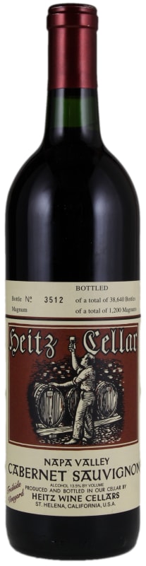 Heitz Cellar Trailside Vineyard Cabernet Sauvignon 2001 Front Bottle Shot
