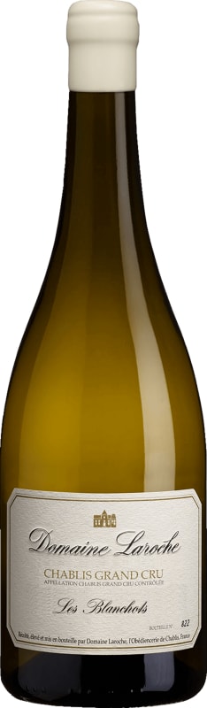 Domaine Laroche Chablis Les Blanchots Grand Cru 2018 Front Bottle Shot
