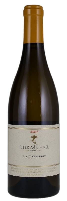 Peter Michael La Carriere Chardonnay 2007 Front Bottle Shot