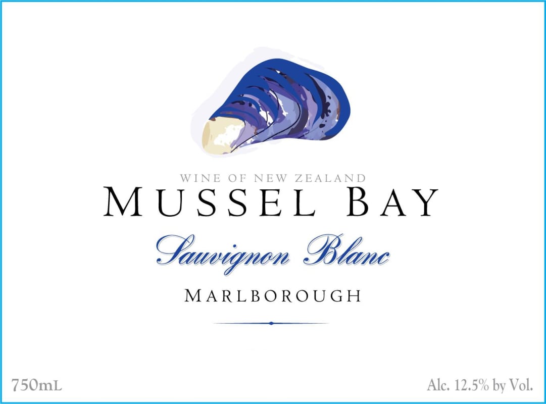 Mussel Bay Sauvignon Blanc 2017 Front Label