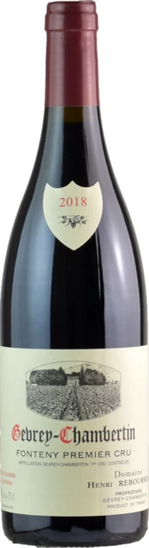 Domaine Henri Rebourseau Gevrey-Chambertin Fonteny Premier Cru 2018 Front Bottle Shot