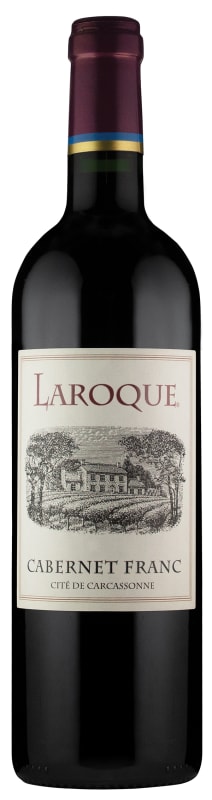Domaine Laroque Cite de Carcassonne Cabernet Franc 2018 Front Bottle Shot