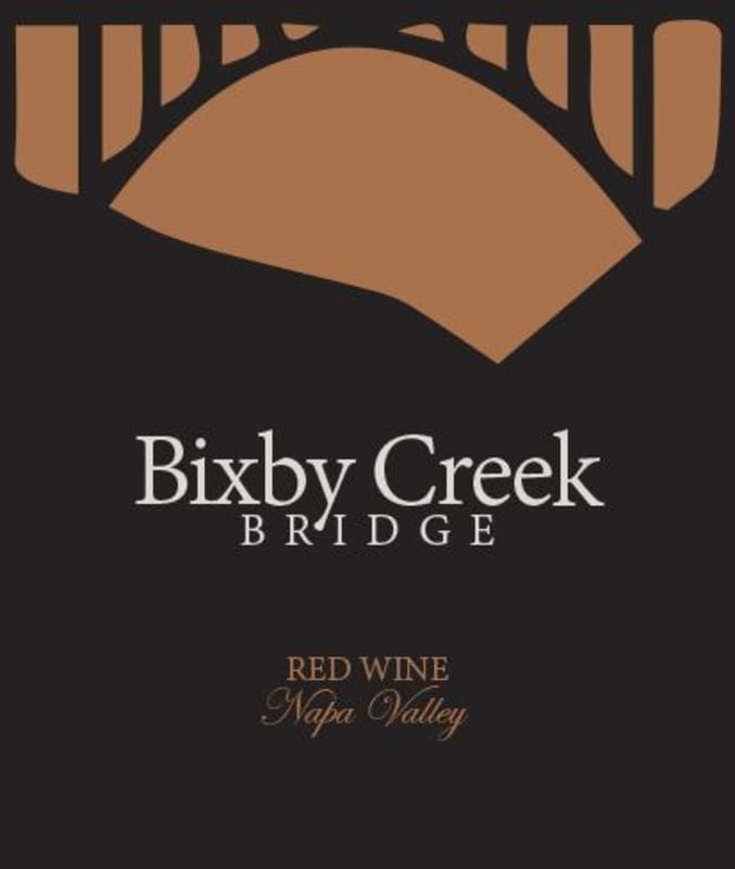Bixby Creek Bridge Napa Valley Red 2016 Front Label