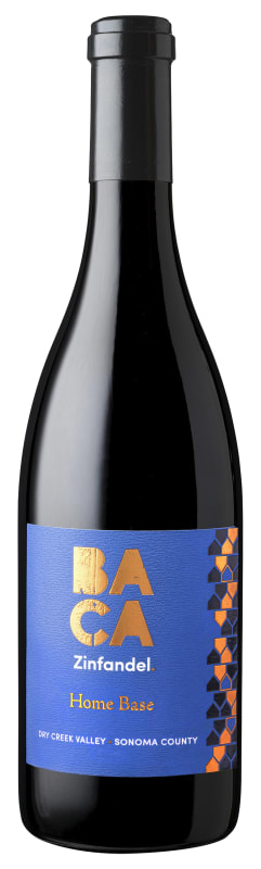 BACA Home Base Zinfandel 2019 Front Bottle Shot