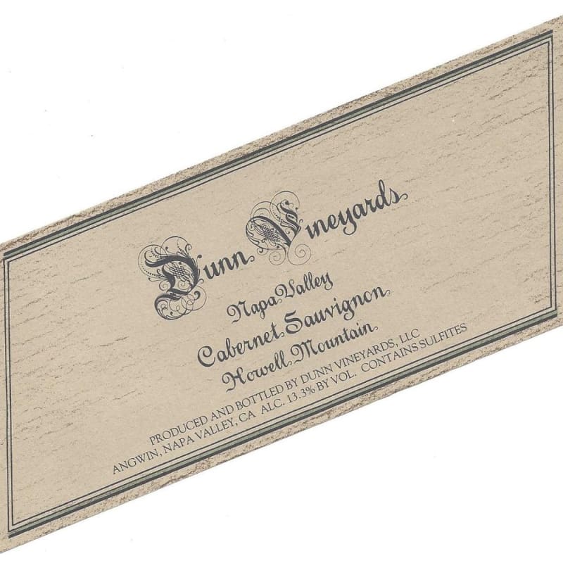 Dunn Howell Mountain Cabernet Sauvignon (1.5 Liter Magnum) 1999 Front Label