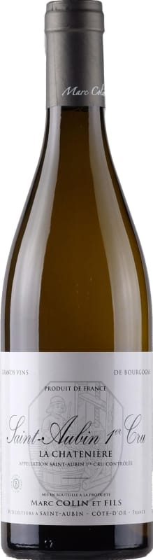 Marc Colin St-Aubin La Chateniere Premier Cru 2018 Front Bottle Shot