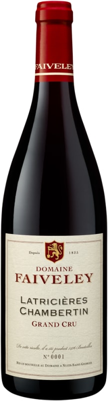 Faiveley Latricieres-Chambertin Grand Cru 2002 Front Bottle Shot