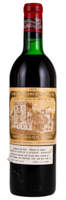 Chateau Ducru-Beaucaillou 1970 Front Bottle Shot
