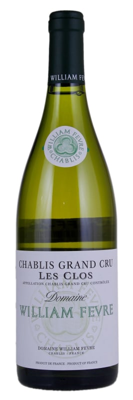 William Fevre Chablis Les Clos Grand Cru 2018 Front Bottle Shot
