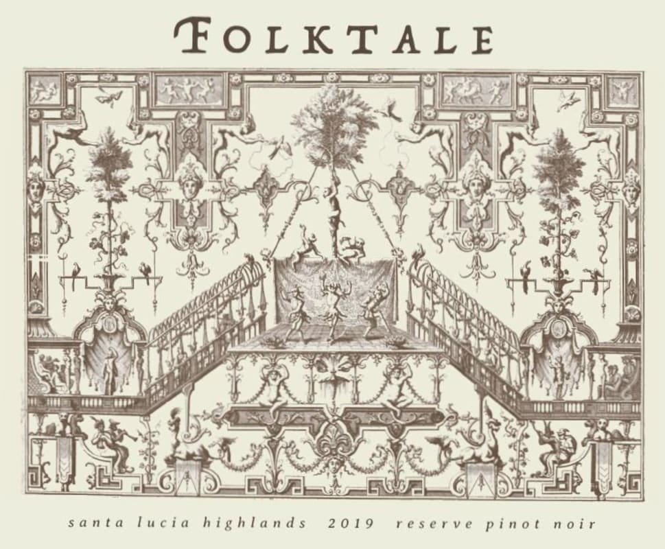 Folktale Reserve Santa Lucia Highlands Pinot Noir 2019 Front Label