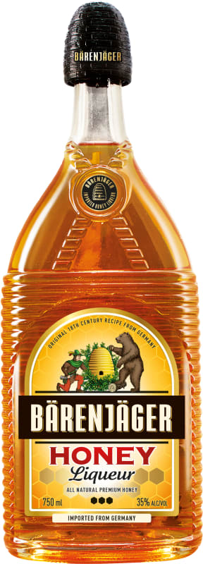 Barenjager Honey Liqueur Front Bottle Shot