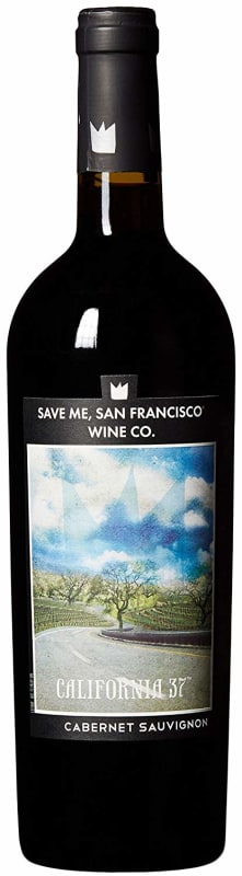 Save Me, San Francisco California 37 Cabernet Sauvignon 2016 Front Bottle Shot