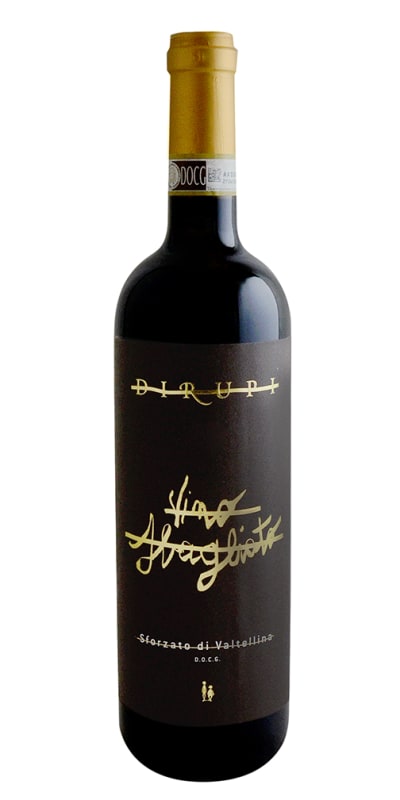 Dirupi Sforzato di Valtellina Vino Sbagliato 2018 Front Bottle Shot
