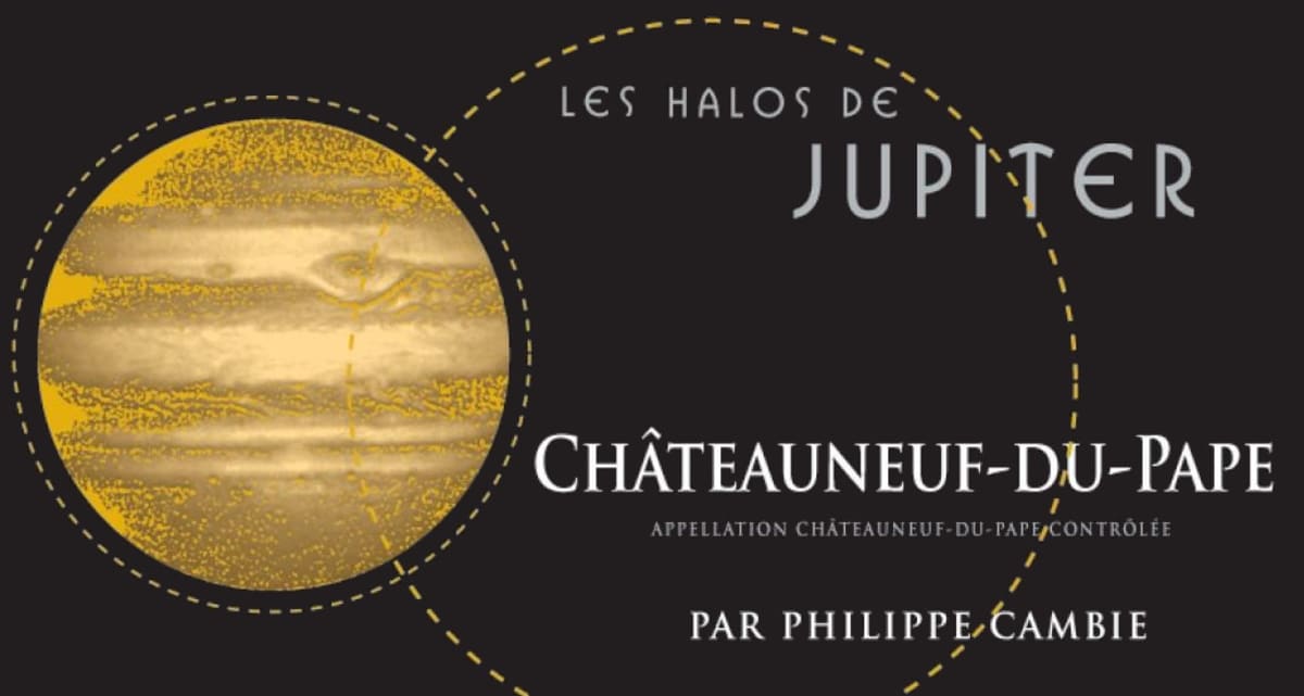 Philippe Cambie Chateauneuf-de-Pape Les Halos de Jupiter 2012 Front Label