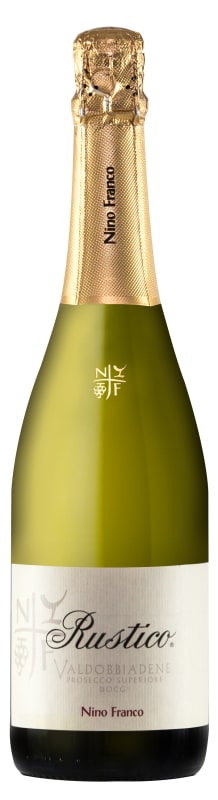 Nino Franco Rustico Valdobbiadene Prosecco Superiore Front Bottle Shot