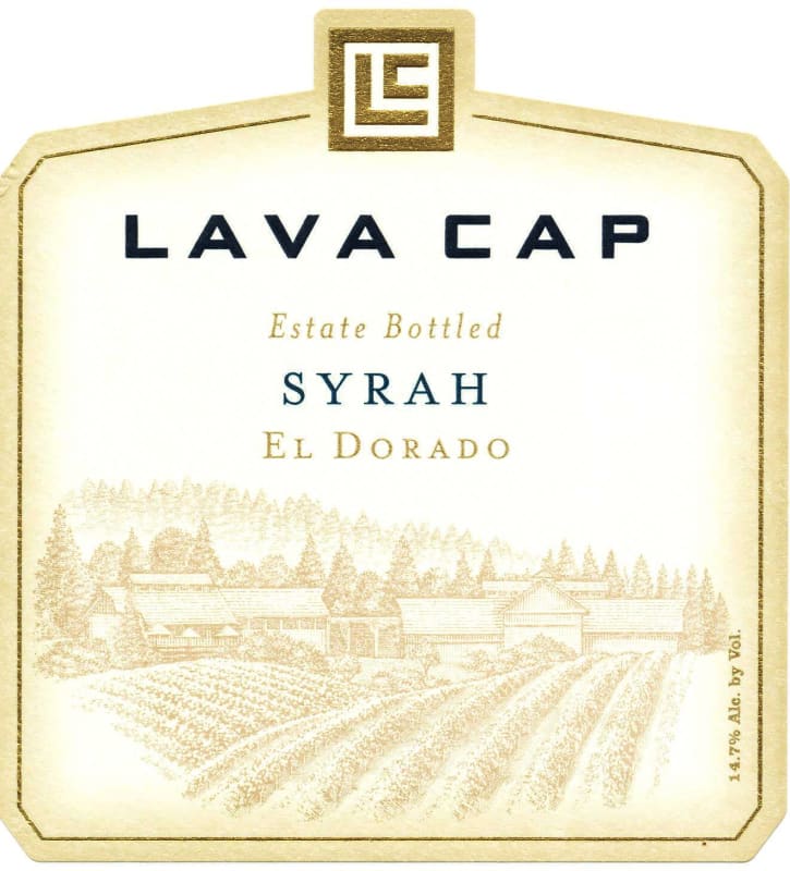 Lava Cap Syrah 2015 Front Label