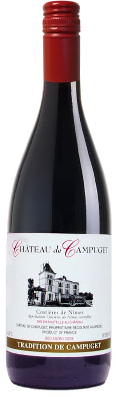 Chateau de Campuget Tradition Red Blend 2018 Front Bottle Shot