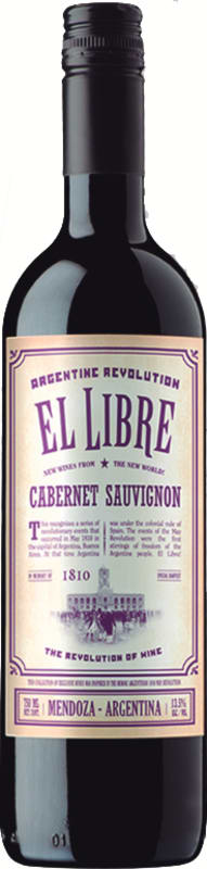 Revolution Wine Company El Libre Cabernet Sauvignon 2020 Front Bottle Shot