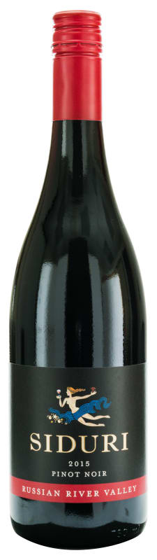 Siduri Russian River Pinot Noir 2015 Front Bottle Shot