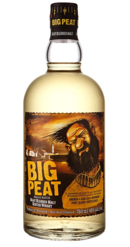 Douglas Laing Big Peat Blended Malt Scotch Whisky Front Bottle Shot