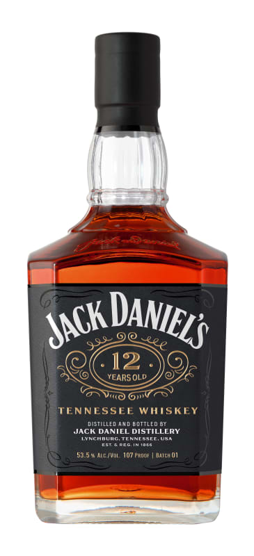 Jack Daniel's 12 Year Tennessee Whiskey (700ML) Front Bottle Shot
