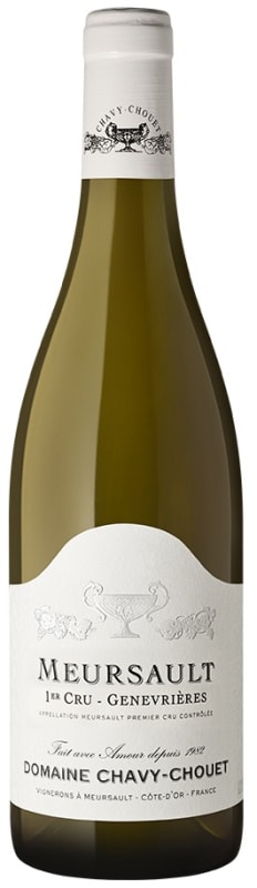 Chavy-Chouet Meursault Les Genevrieres 2014 Front Bottle Shot