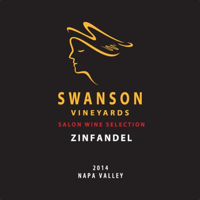 Swanson Salon Wine Selection Zinfandel 2014 Front Label