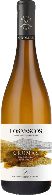 Los Vascos Cromas Gran Reserva Chardonnay 2022 Front Bottle Shot