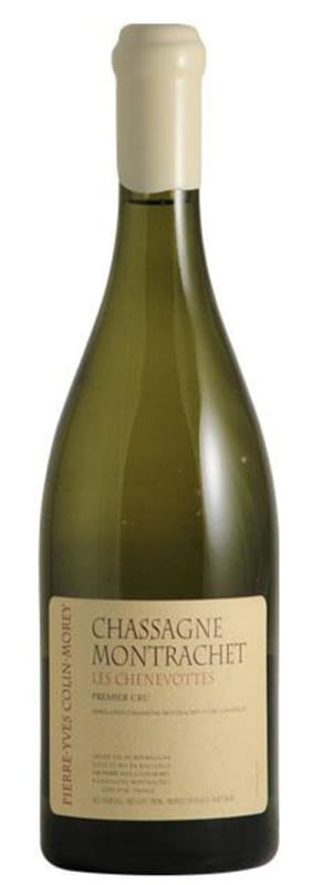 Pierre-Yves Colin-Morey Chassagne-Montrachet Les Chenevottes Premier Cru 2019 Front Bottle Shot