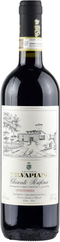 Selvapiana Chianti Rufina 2020 Front Bottle Shot