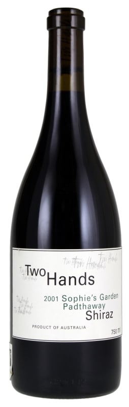 Two Hands Sophie's Garden Shiraz 2001 Front Bottle Shot
