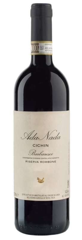 Ada Nada Barbaresco Cichin Riserva Rombone 2019 Front Bottle Shot