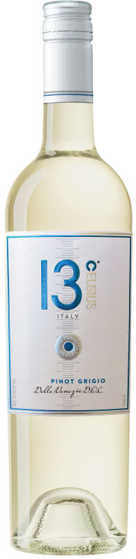 13 Celsius Pinot Grigio 2017 Front Bottle Shot