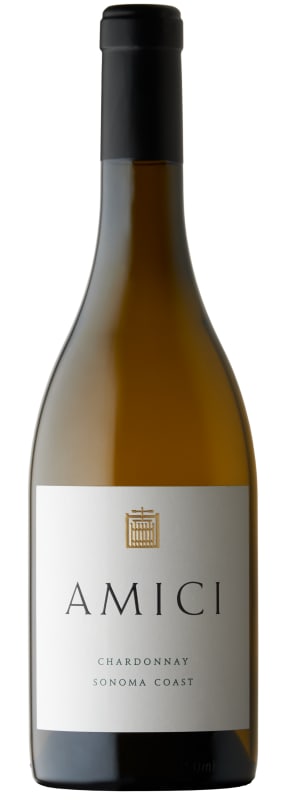 Amici Sonoma Coast Chardonnay 2019 Front Bottle Shot