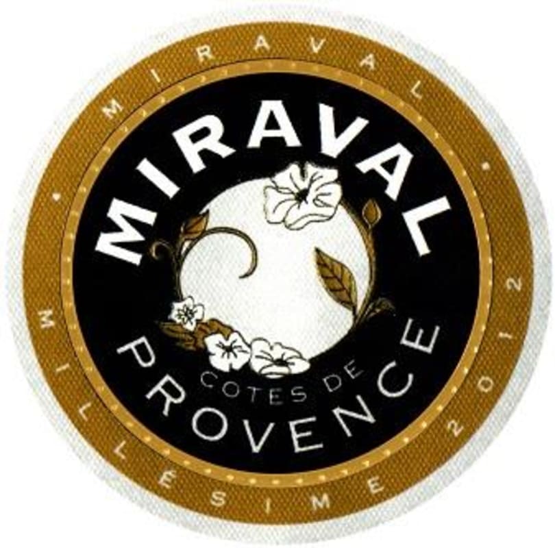 Miraval Cotes de Provence Rouge 2012 Front Label