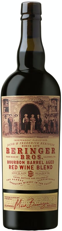 Beringer Bros. Bourbon Barrel Aged Red Blend 2018 Front Bottle Shot
