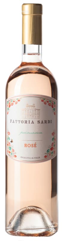 Fattoria Sardi Primavere Rose 2021 Front Bottle Shot