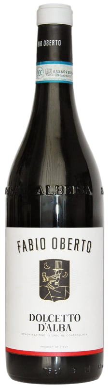 Fabio Oberto Dolcetto d'Alba 2017 Front Bottle Shot
